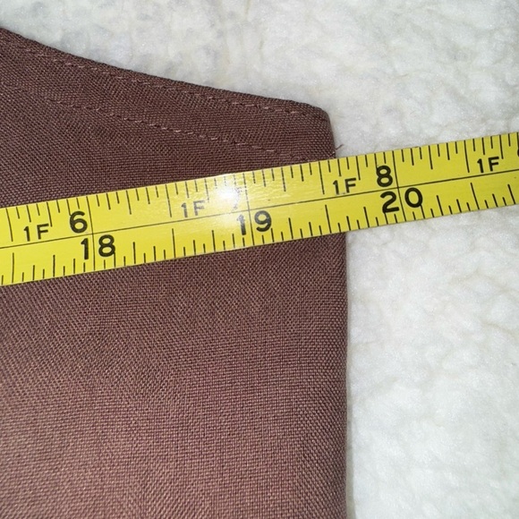 Anna and Frank Silk brown sleeveless Blouse. Size M. VGUC - Picture 5 of 6